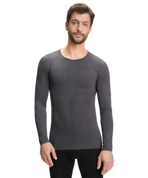 Falke Long sleeve shirt Warm Long Sleeve T-Shirts Herren Schwarz | 4615079-ZA