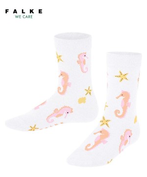 Falke Lovely Seahorses Socks Socken Kinder Weiß | 3456072-EU