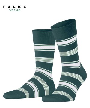 Falke Marina Stripe Socks Socken Herren Grün | 1625439-VP