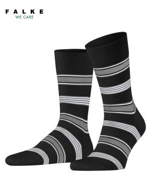 Falke Marina Stripe Socks Socken Herren Schwarz | 8276390-WK