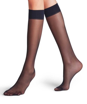 Falke Matt Deluxe 20 DEN Knee-high Socks Socken Damen Blau | 3874659-IY