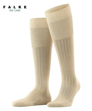 Falke Milano Knee-high Socks Socken Herren Beige | 1470396-JH