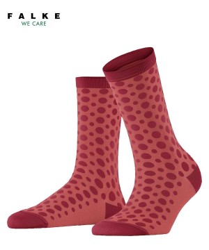 Falke Mirage Dot Socks Socken Damen Rot | 2154687-KI