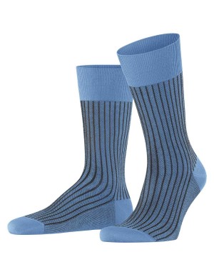 Falke Oxford Stripe Socks Socken Herren Blau | 2489035-OU