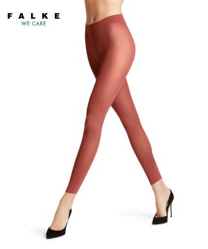 Falke Pure Matt 50 DEN Leggings Leggings Damen Rot | 3825706-DE