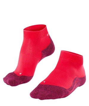 Falke RU4 Light Performance Short Running Short sock Sports Socks Damen Rot | 0728496-EY