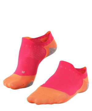 Falke RU5 Race Invisible Running Invisibles Sports Socks Damen Rot | 8051243-AP