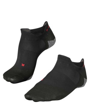 Falke RU5 Race Invisible Running Invisibles No Show Socks Herren Schwarz | 4102897-OB