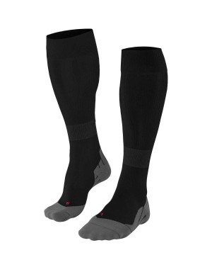 Falke RU Compression Energy Running Knee-high Socks Socken Herren Schwarz | 1503924-JK