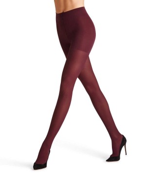 Falke Rib Shaping 50 DEN Tights Tights Damen Rot | 8531627-IX