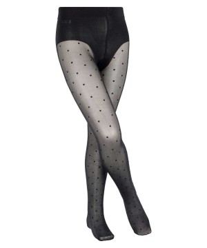 Falke Romantic Dot Tights Tights Kinder Schwarz | 3678059-CR