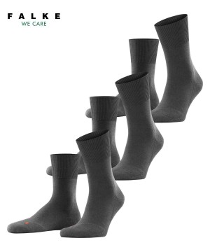 Falke Run 3-Pack Socks Socken Damen Grau | 6781053-MB