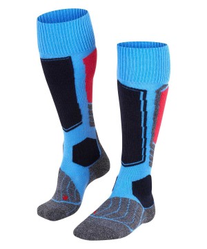 Falke SK1 Comfort Skiing Knee-high Socks Sports Socks Damen Blau | 9604275-XF