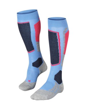 Falke SK2 Intermediate Skiing Knee-high Socks Sports Socks Damen Blau | 8730524-CP