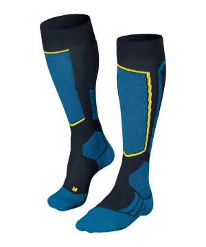 Falke SK2 Intermediate Skiing Knee-high Socks Socken Herren Blau | 9038541-FL