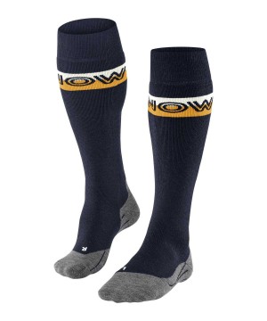 Falke SK2 Intermediate Skiing Knee-high Socks Socken Herren Blau | 6153902-TC