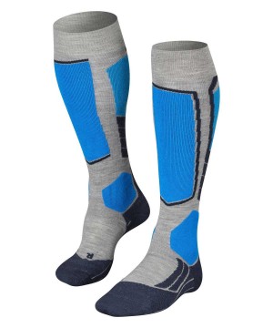 Falke SK2 Intermediate Skiing Knee-high Socks Socken Herren Grau | 8296735-VY