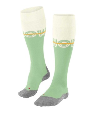 Falke SK4 Advanced Skiing Knee-high Socks Sports Socks Damen Grün | 1378952-TW