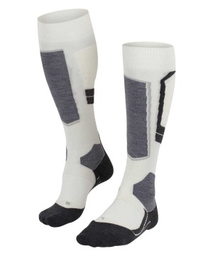 Falke SK4 Advanced Skiing Knee-high Socks Sports Socks Damen Weiß | 6934527-TL