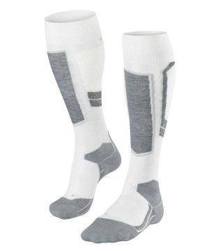 Falke SK4 Wool Skiing Knee-high Socks Sports Socks Damen Weiß | 8370421-DV