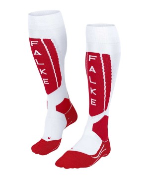 Falke SK5 Expert Skiing Knee-high Socks Sports Socks Damen Weiß | 2183940-MF