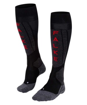 Falke SK5 Expert Skiing Knee-high Socks Sports Socks Damen Schwarz | 9174203-KB