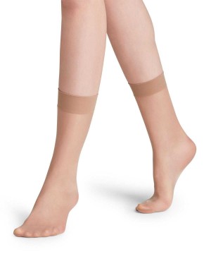 Falke Seidenglatt 15 DEN Ankle socks Socken Damen Beige | 2619408-XE