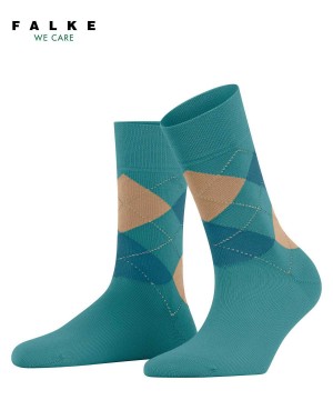 Falke Sensitive Argyle Socks Socken Damen Blau | 8329741-LC