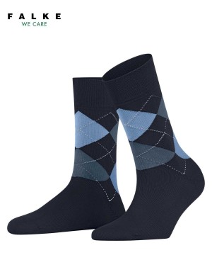 Falke Sensitive Argyle Socks Socken Damen Blau | 4795036-AI