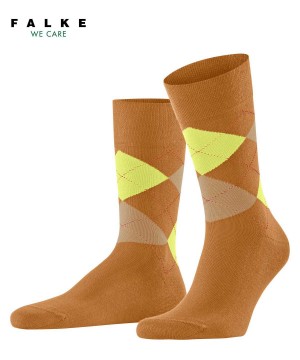 Falke Sensitive Argyle Socks Socken Herren Orange | 2653098-TQ