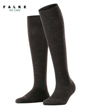 Falke Sensitive Berlin Knee-high Socks Socken Damen Grau | 6894035-NL