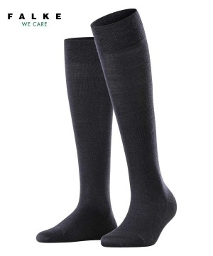 Falke Sensitive Berlin Knee-high Socks Socken Damen Blau | 8937015-OJ