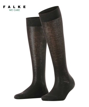 Falke Sensitive London Knee-high Socks Socken Damen Schwarz | 2654980-VM