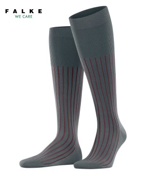 Falke Shadow Knee-high Socks Socken Herren Grau | 0624175-VK