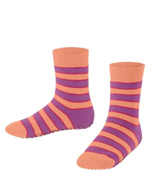 Falke Simple Stripes House socks Socken Kinder Rot | 8016254-ZB