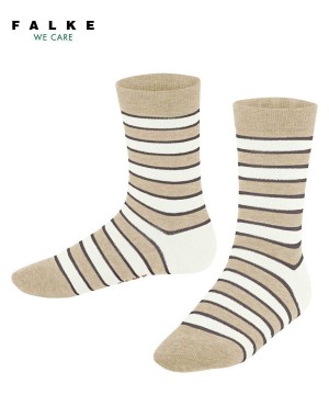 Falke Simple Stripes Socks Socken Kinder Beige | 6134597-HV