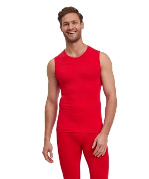 Falke Singlet Warm Functional Underwear Herren Rot | 1978650-BA