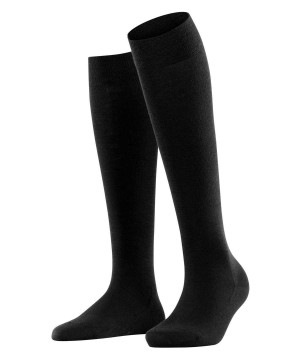 Falke Softmerino Knee-high Socks Socken Damen Schwarz | 0742389-QL