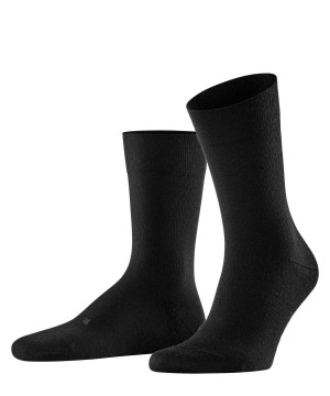 Falke Stabilizing Wool Everyday Socks Socken Herren Schwarz | 0213576-JM