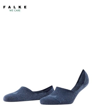 Falke Step High Cut Invisibles No Show Socks Damen Blau | 7260581-NP