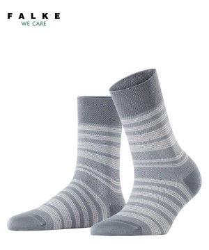 Falke Sunset Stripe Socks Socken Damen Grau | 7842135-SG