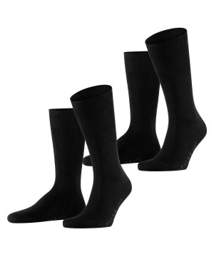 Falke Swing 2-Pack Socks Socken Herren Schwarz | 0249871-YG