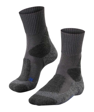 Falke TK1 Adventure Cool Trekking Socks Socken Herren Grau | 9036721-KR