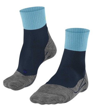 Falke TK2 Explore Cool Short Trekking Short sock Sports Socks Damen Blau | 2680139-GV