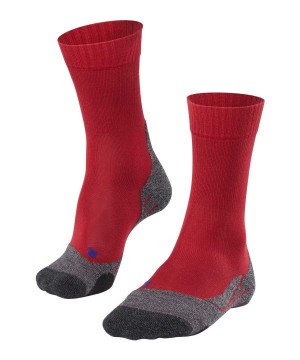 Falke TK2 Explore Cool Trekking Socks Sports Socks Damen Rot | 8431597-LZ