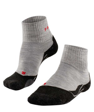 Falke TK2 Explore Short Trekking Short sock Sports Socks Damen Grau | 0645893-WL