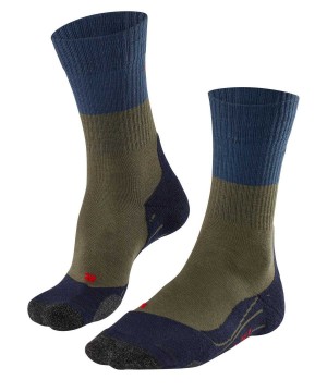 Falke TK2 Explore Trekking Socks Socken Herren Grün | 3976105-WU