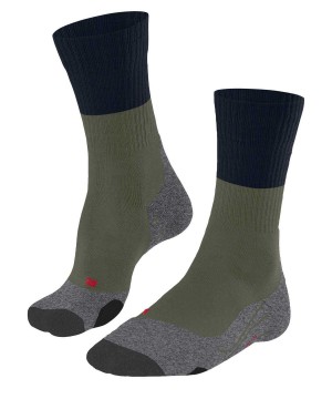 Falke TK2 Explore Trekking Socks Socken Herren Grün | 6157802-XZ