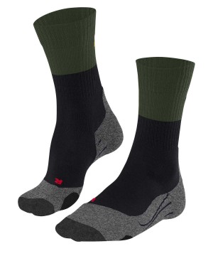 Falke TK2 Explore Trekking Socks Socken Herren Grün | 1084972-DW