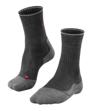 Falke TK2 Explore Wool Silk Trekking Socks Sports Socks Damen Grau | 6701423-UG